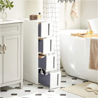 Produktbild för Kitchen Storage Rack Grey, White 45x17x84cm
