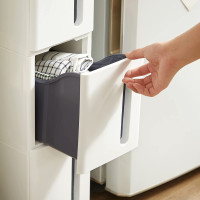 Produktbild för Kitchen Storage Rack Grey, White 45x17x84cm
