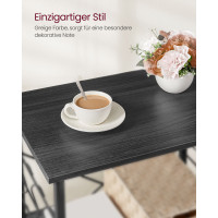Produktbild för Kitchen Shelves Ebonized Oak, Black 60x40x84cm
