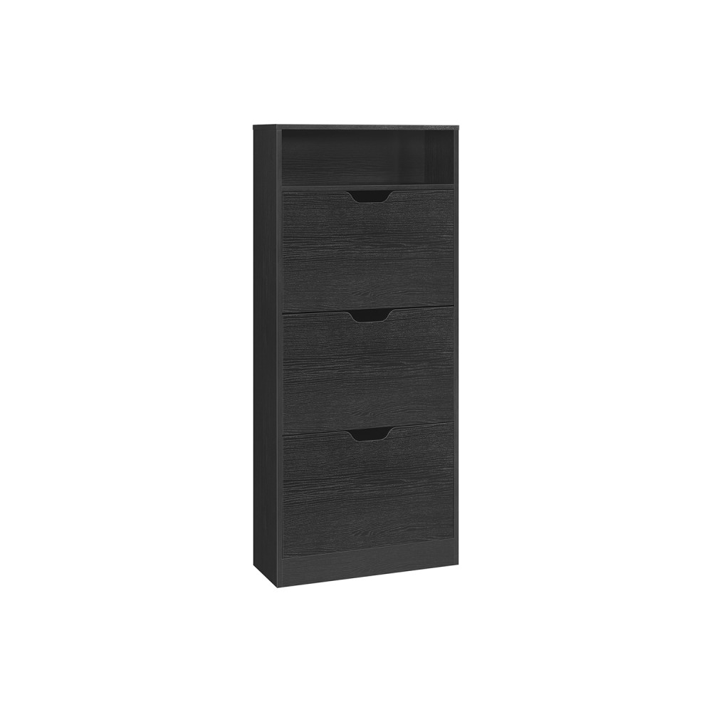 Produktbild för Shoe Storage Black 60x24x139cm