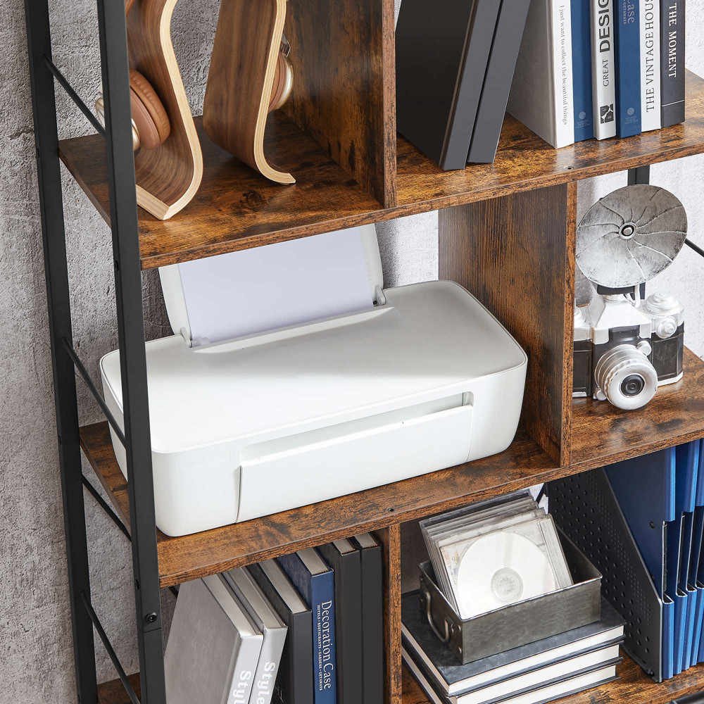 Produktbild för Storage Shelves Black, Retro Color 150x74x30cm