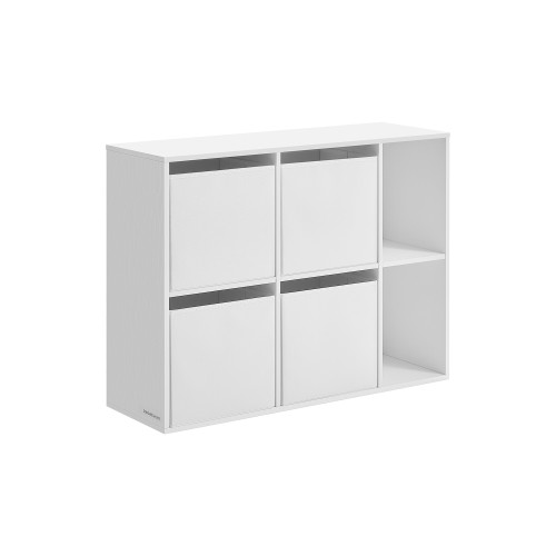 SONGMICS HOME Bookshelves White 83x27x62cm