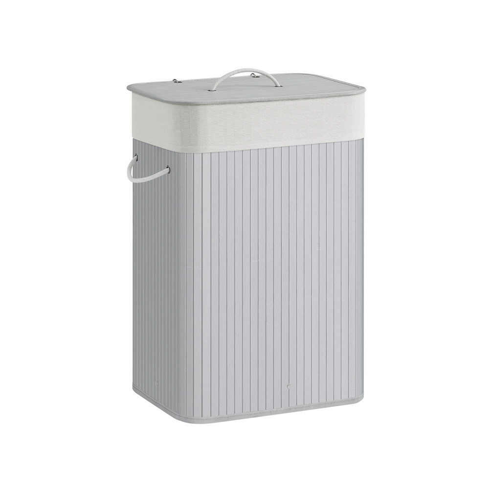 Produktbild för Clothes Basket Grey 40x30x60cm