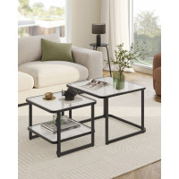 Produktbild för Coffee Tables White 60x60x46cm