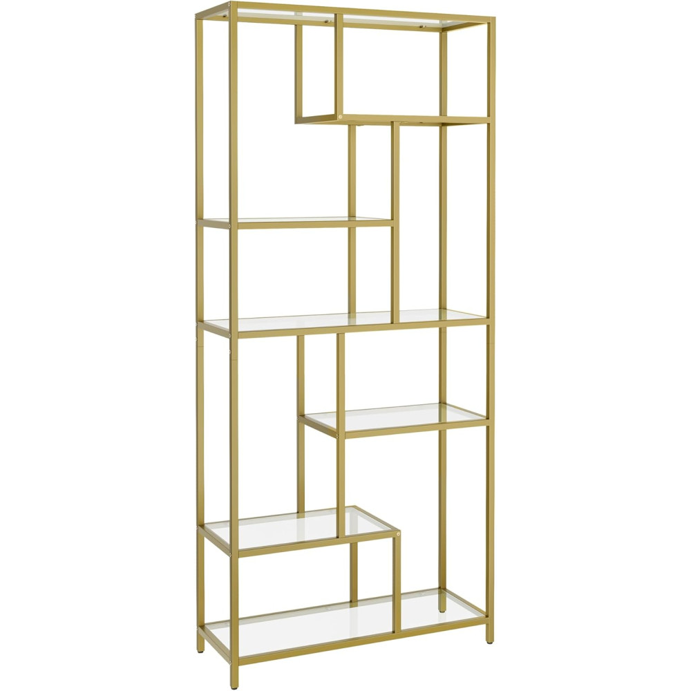 Produktbild för Glass Shelves White 80×30×181cm