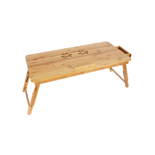 Songmics Laptop Desk Natural 72×35×(22-30)cm