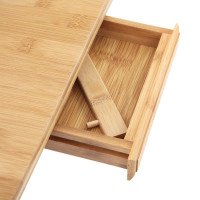 Produktbild för Laptop Desk Natural 72×35×(22-30)cm
