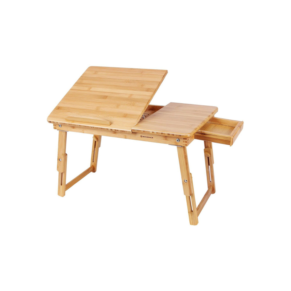Produktbild för Laptop Desk Natural 55×35×(22-32)cm