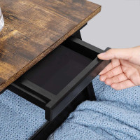 Produktbild för Laptop Desk Black 55x35x23cm