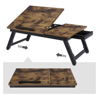 Produktbild för Laptop Desk Black 55x35x23cm