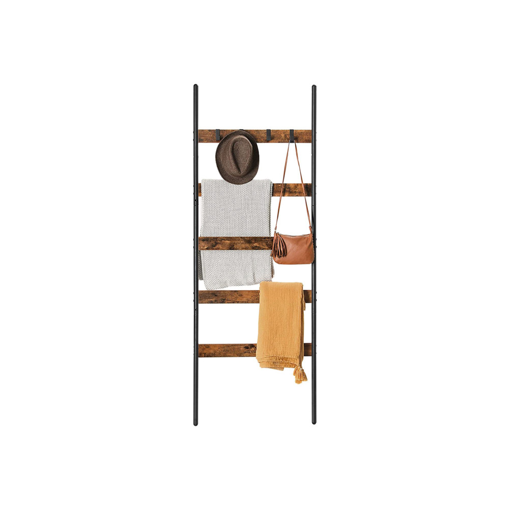 Produktbild för Blanket Shelf X: Antique, Black 60x176cm