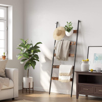 Produktbild för Blanket Shelf X: Antique, Black 60x176cm