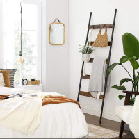 Produktbild för Blanket Shelf X: Antique, Black 60x176cm