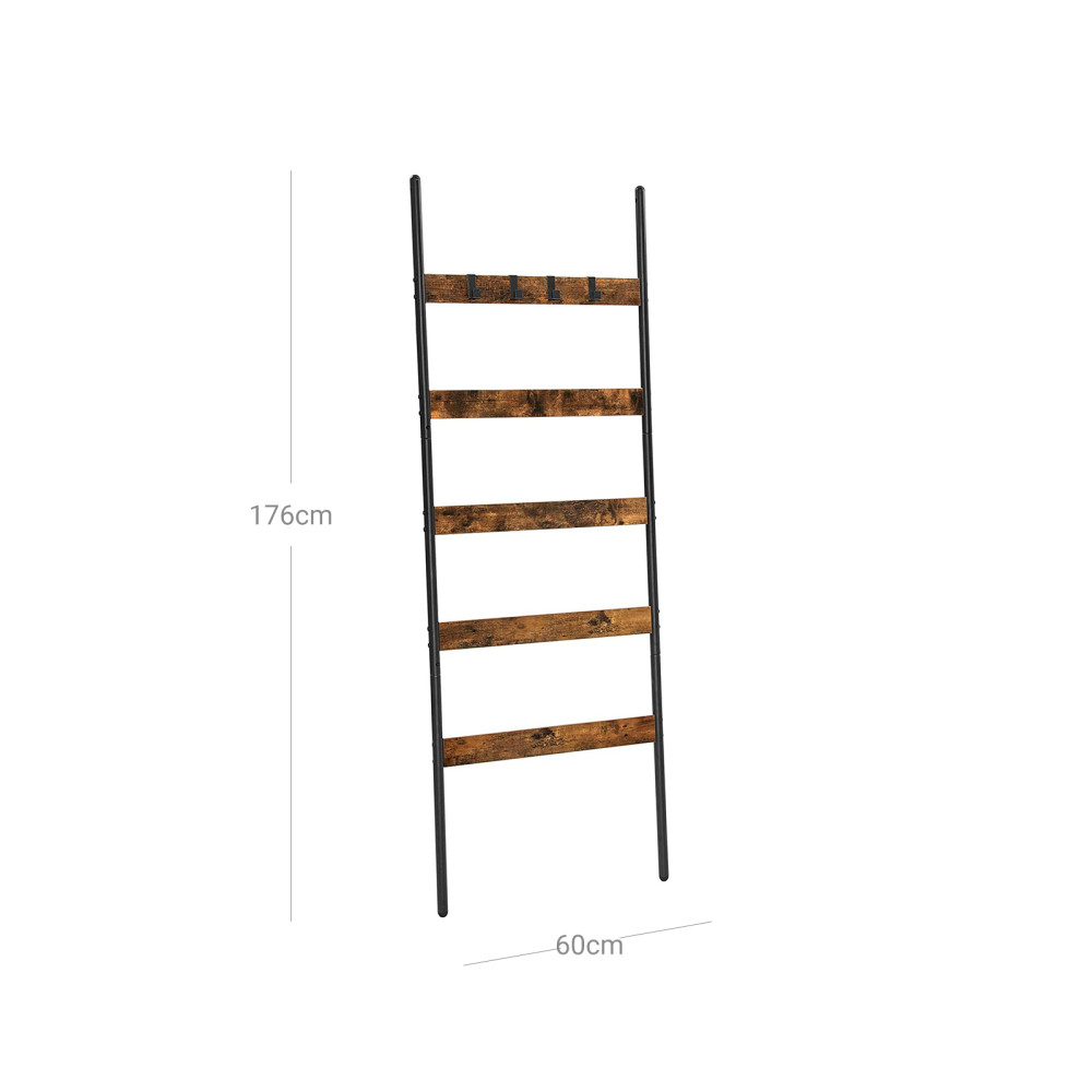 Produktbild för Blanket Shelf X: Antique, Black 60x176cm