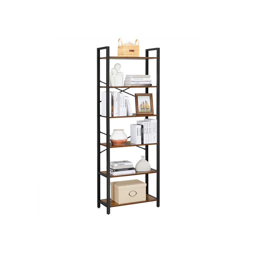 Produktbild för Storage Shelf Black, Antique Color 66x30x186cm
