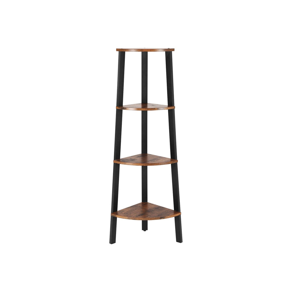Produktbild för Corner Ladder Shelves X: Antique 34x34x125cm