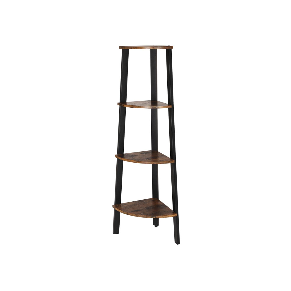 Produktbild för Corner Ladder Shelves X: Antique 34x34x125cm