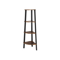 Produktbild för Corner Ladder Shelves X: Antique 34x34x125cm