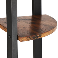 Produktbild för Corner Ladder Shelves X: Antique 34x34x125cm
