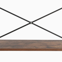 Produktbild för Corner Ladder Shelves X: Antique, Black 56x32x172cm