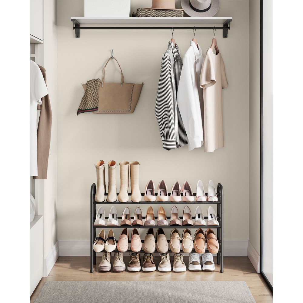 Produktbild för Shoe Storage Black 57x23x57cm