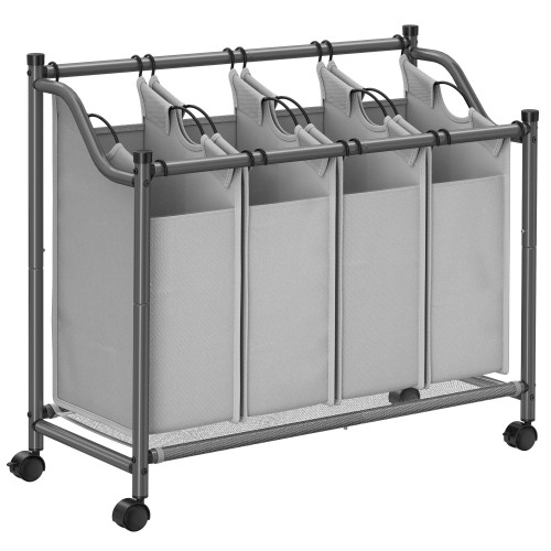 Songmics Laundry Car Grey 88x81x39cm