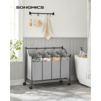 Produktbild för Laundry Car Grey 88x81x39cm