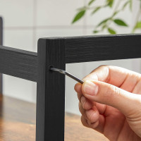 Produktbild för Desktop Storage Rack Black 41x18x53cm