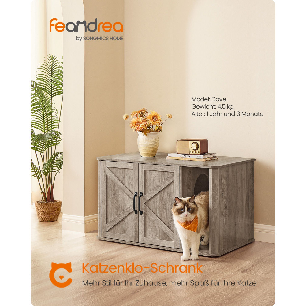 Produktbild för Litter Box Milky Coffee Color 85x49x50cm