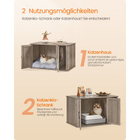 Produktbild för Litter Box Milky Coffee Color 85x49x50cm