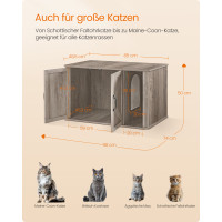 Produktbild för Litter Box Milky Coffee Color 85x49x50cm