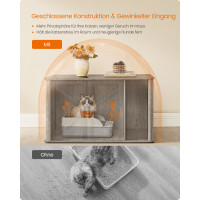 Produktbild för Litter Box Milky Coffee Color 85x49x50cm