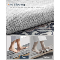 Produktbild för Tar034g01 Vintage Area Rug 2×3 Dove Grey 92x61x0cm