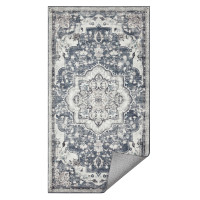 Produktbild för Tar037g01 Vintage Area Rug 80×150cm Dove Grey 150x80x0cm