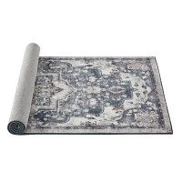 Produktbild för Tar037g01 Vintage Area Rug 80×150cm Dove Grey 150x80x0cm
