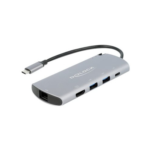DeLOCK Delock - dockningsstation - USB-C - HDMI - 1GbE
