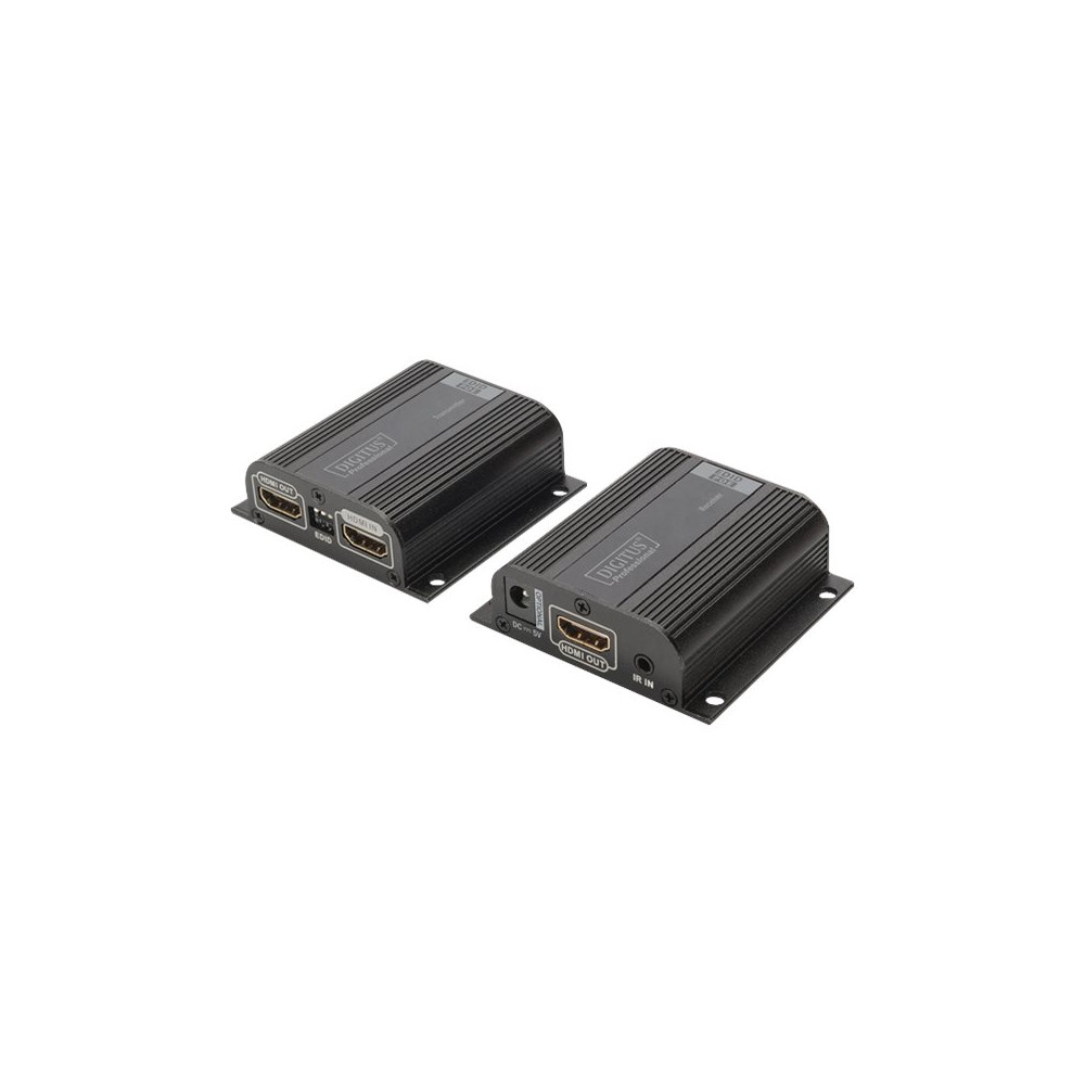 Produktbild för DIGITUS Professional DS-55100-1 HDMI Extender Set, Full HD - förlängd räckvidd för audio/video