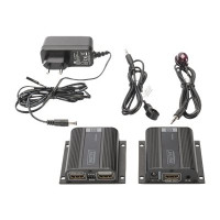 Produktbild för DIGITUS Professional DS-55100-1 HDMI Extender Set, Full HD - förlängd räckvidd för audio/video