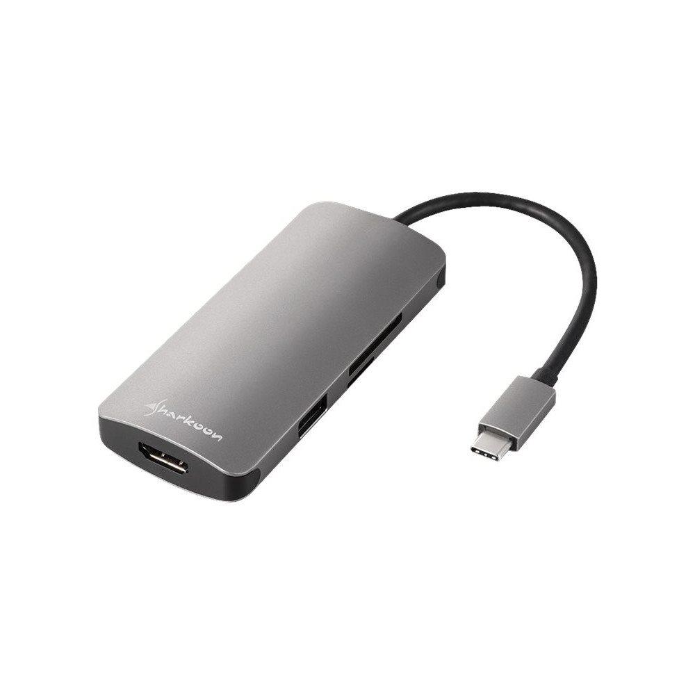 Produktbild för Sharkoon - dockningsstation - USB-C - HDMI