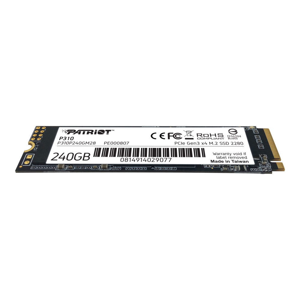 Produktbild för Patriot P310 - SSD - 240 GB - PCIe 3.0 x4 (NVMe)