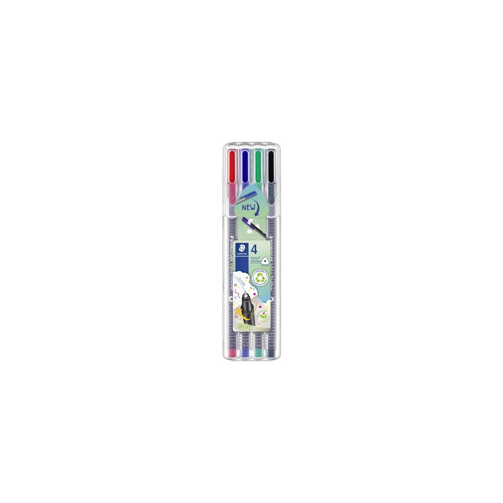 Produktbild för Fineliner STAEDTLER Triplus Color 4/fp
