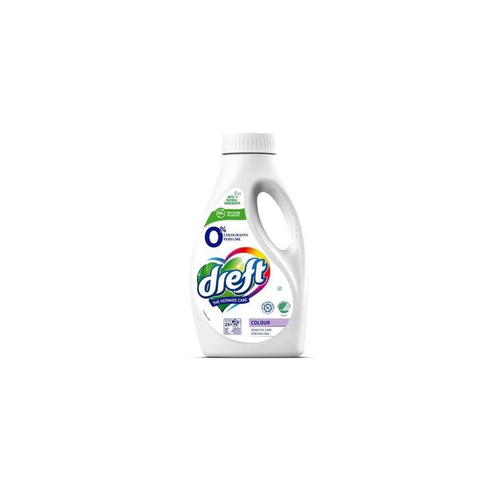 Produktbild för Tvättmedel DREFT Sensitive Color 1L