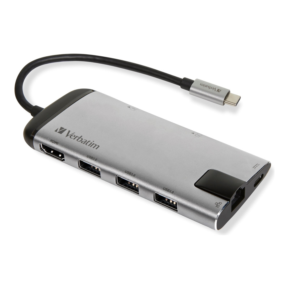 Produktbild för Verbatim - dockningsstation - USB-C - HDMI - 1GbE
