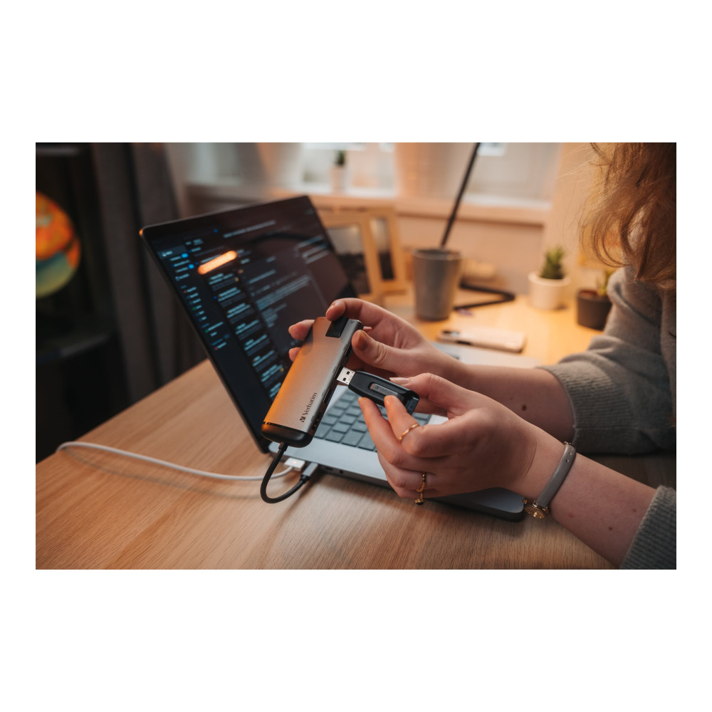 Produktbild för Verbatim - dockningsstation - USB-C - HDMI - 1GbE