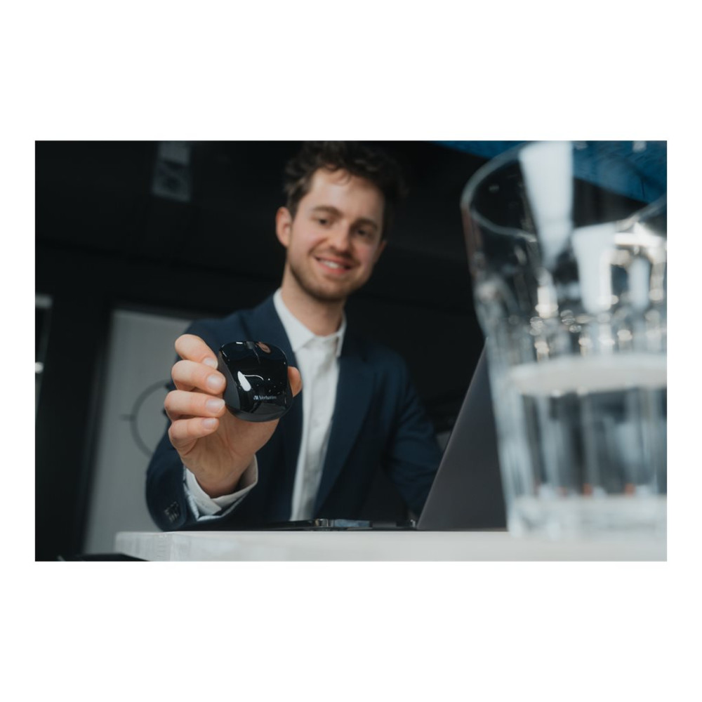 Produktbild för Verbatim Wireless Mouse GO NANO - mus - RF - svart
