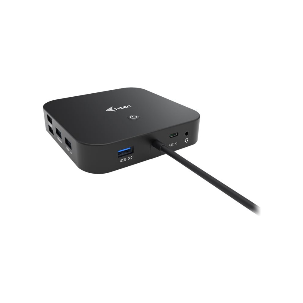 Produktbild för i-Tec USB-C Dual Display Docking Station with Power Delivery - dockningsstation - USB-C / Thunderbolt 3 - 2 x DP - 1GbE