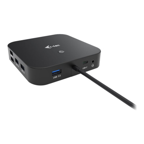 i-tec i-Tec USB-C Dual Display Docking Station with Power Delivery - dockningsstation - USB-C / Thunderbolt 3 - 2 x DP - 1GbE