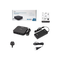 Produktbild för i-Tec USB-C Dual Display Docking Station with Power Delivery - dockningsstation - USB-C / Thunderbolt 3 - 2 x DP - 1GbE
