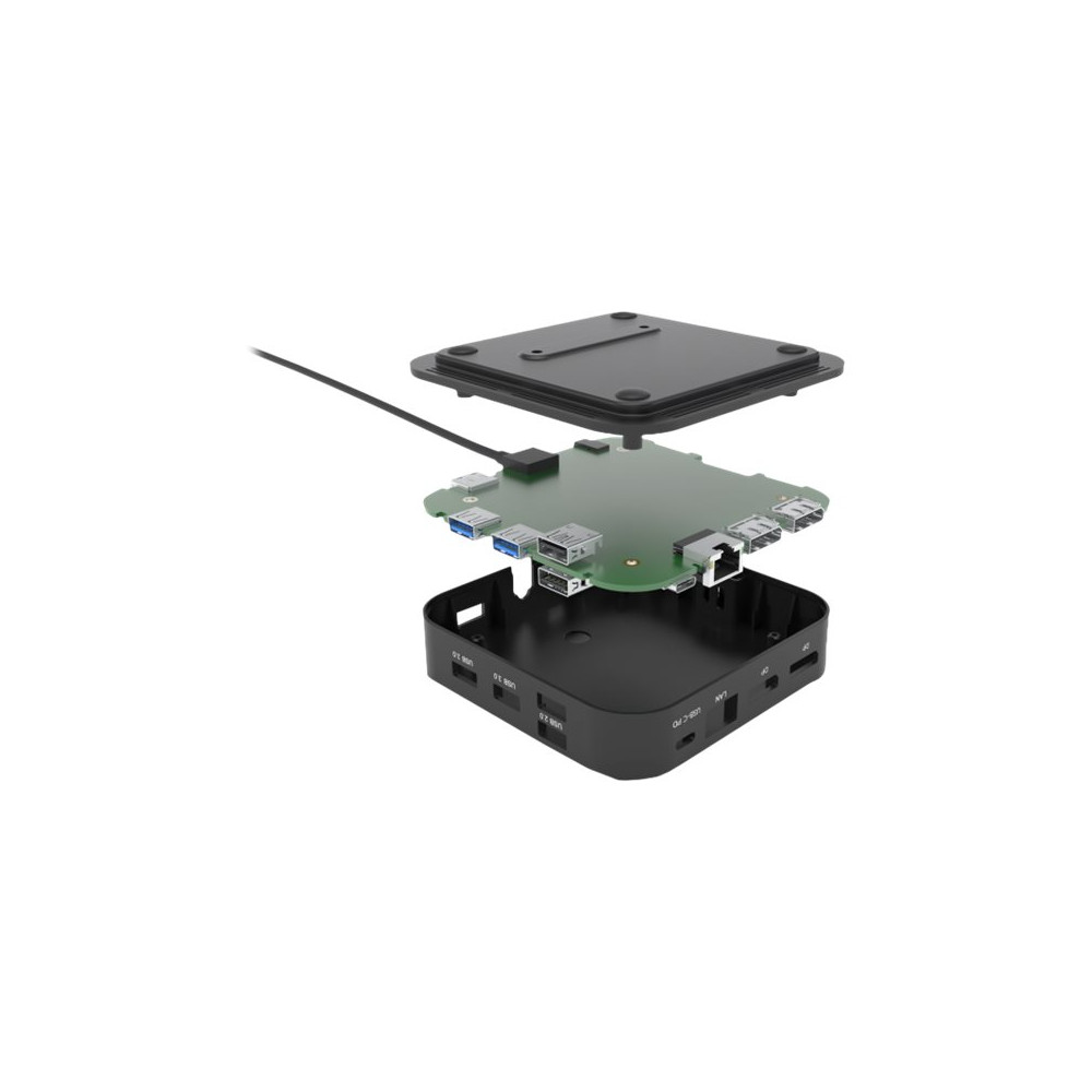 Produktbild för i-Tec USB-C Dual Display Docking Station with Power Delivery - dockningsstation - USB-C / Thunderbolt 3 - 2 x DP - 1GbE