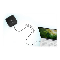 Produktbild för i-Tec - dockningsstation - USB-C 3.1 / Thunderbolt 3 - HDMI, DP++ - 1GbE